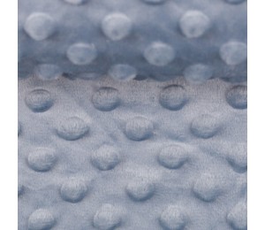 Minky Plüsch rauchblau